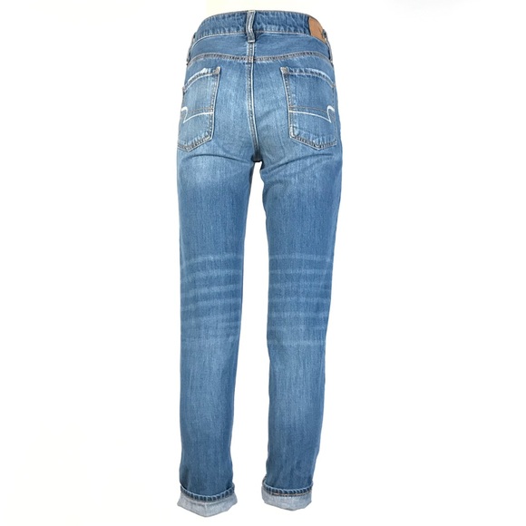 AEO Distressed Tomgirl Jeans 0 - Picture 2 of 13